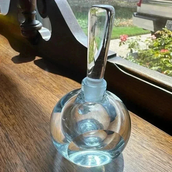 Vintage Orrefors Crystal Perfume Bottle - Picture 1 of 6